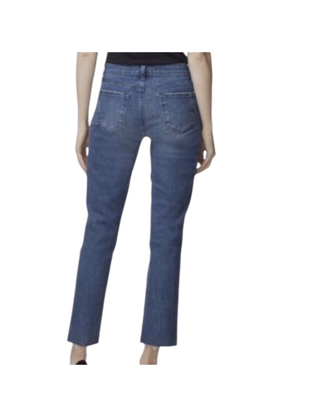 J Brand Midrise Cropped Straight Jeans in Athens Wash Size 31